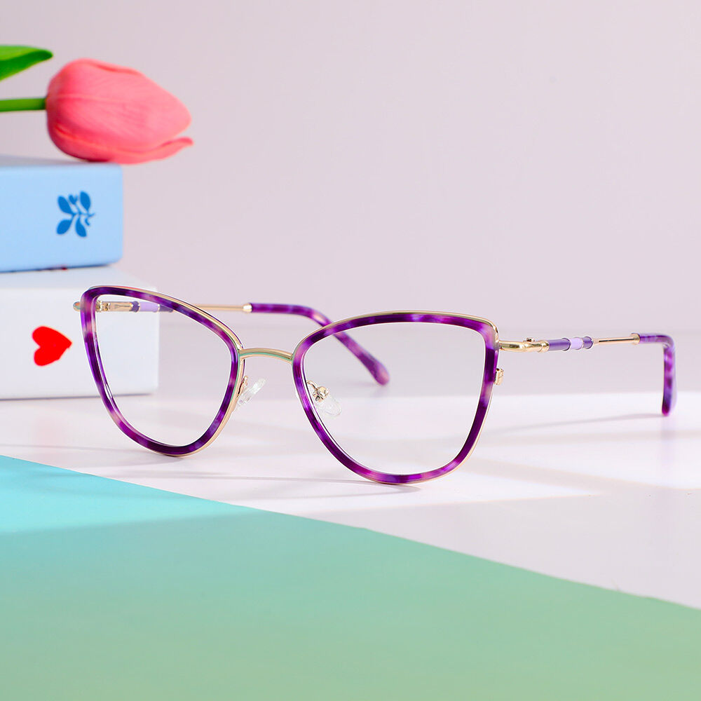 Ursula Cat Eye Lila Brillen