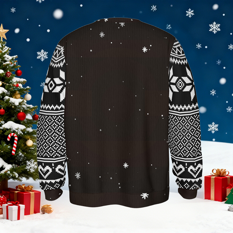 Personalized Ugly Sweater Unisex Nana Snowman Custom Kids Candy Design Cute Christmas Gift for Her Family