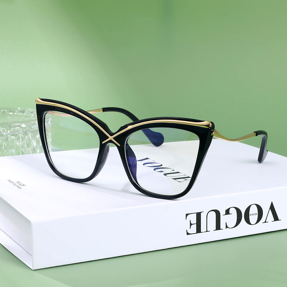 Lauretta Cat Eye Black Glasses