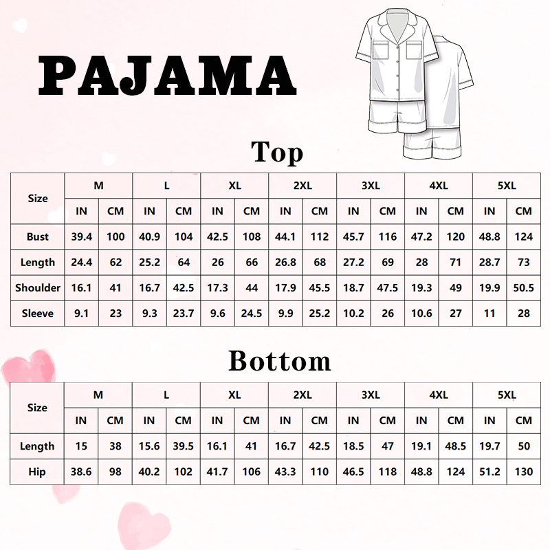 Personalized Pajama Set with Custom Engraving Best Gift for Wedding