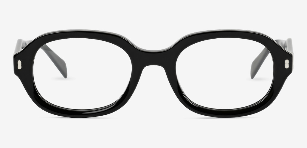 Robinson Black Rectangle Glasses