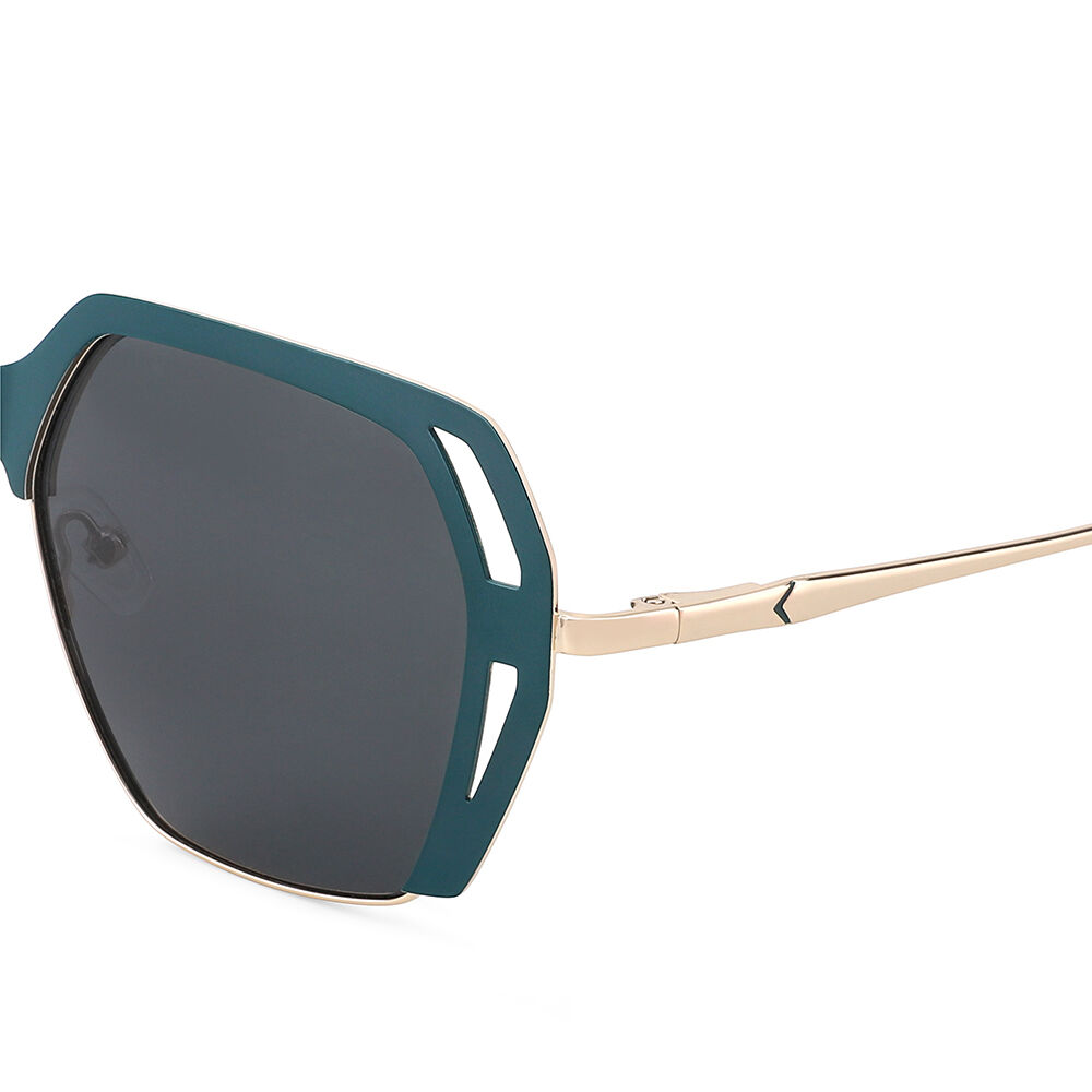 Lunettes de Soleil Transform Géométrie Vert