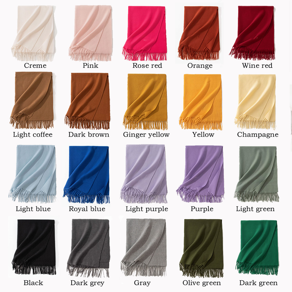 Personalized Scarf Embroidered Letters Luxury Scarf Unisex Scarf for Friends