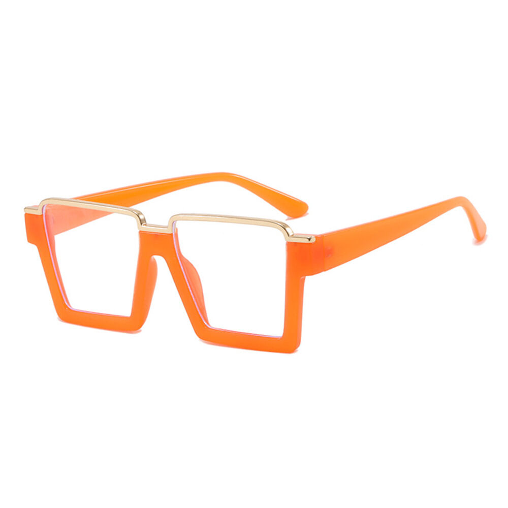 Lunettes de Vue Une Carré Orange