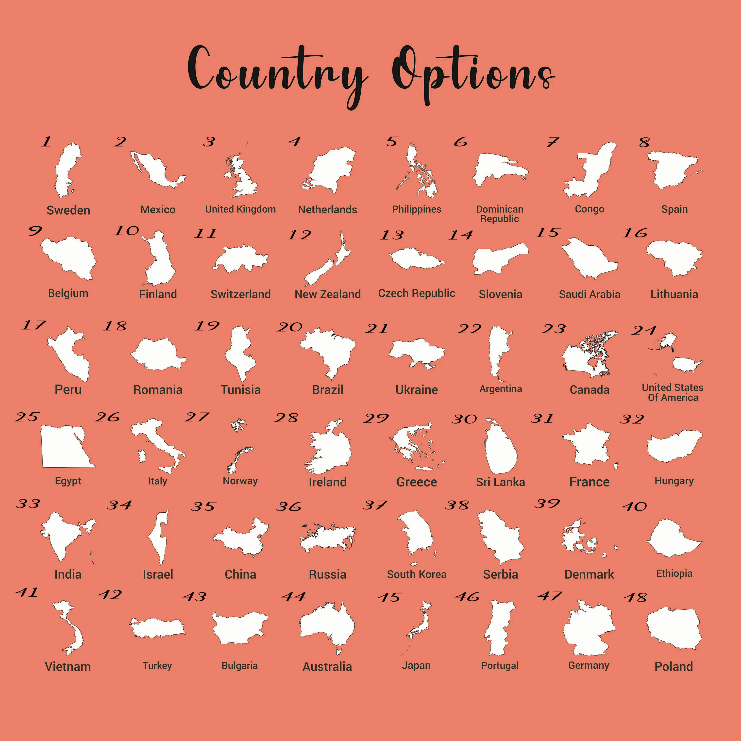 Personalized Name Whiskey Bottle with Country Outline Pattern Best Gift for Friends