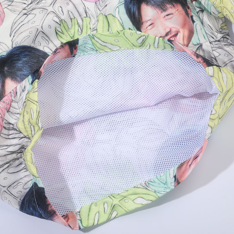 Pantaloncini da spiaggia da uomo personalizzati con motivo di foglie di cocco Regalo semplice per fidanzato