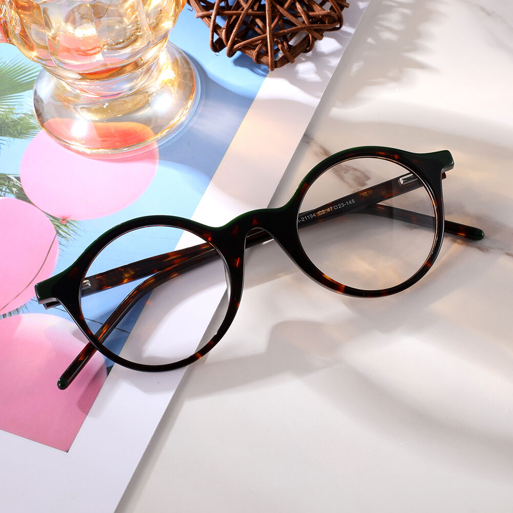 Lunettes de Vue Cheryl Ronde Écaille