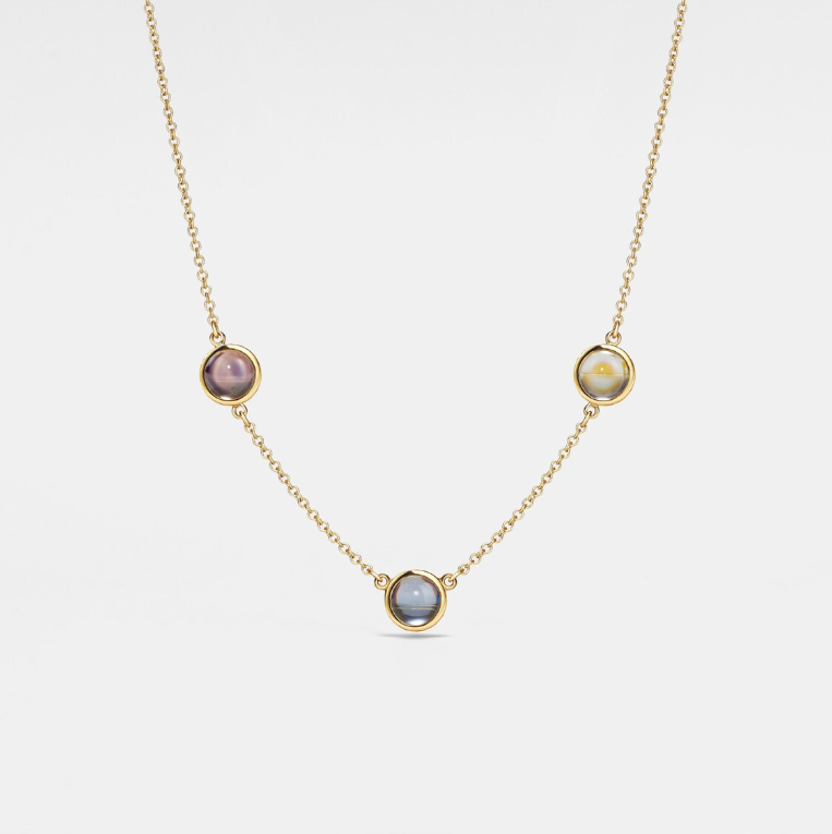 Personalized Projection Picture Necklace Customized Three Photos Exquisite Gift For Christmas