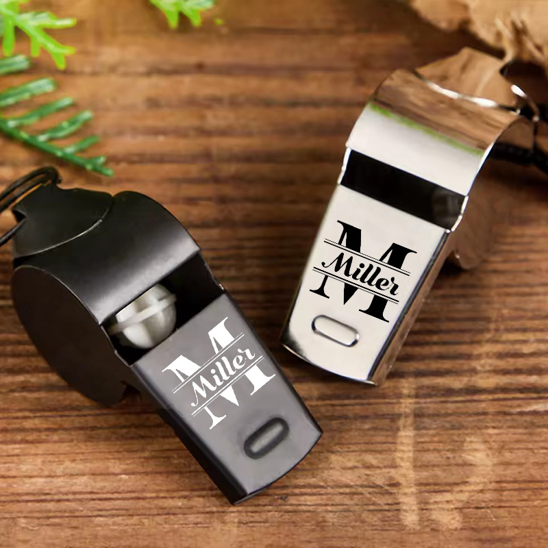 Personalized Whistle Custom Name Creative Gift for Coach