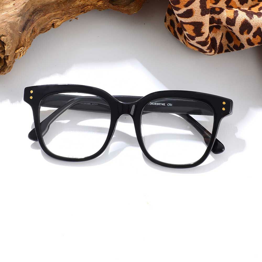 Garland Quadratische Schwarze Brille