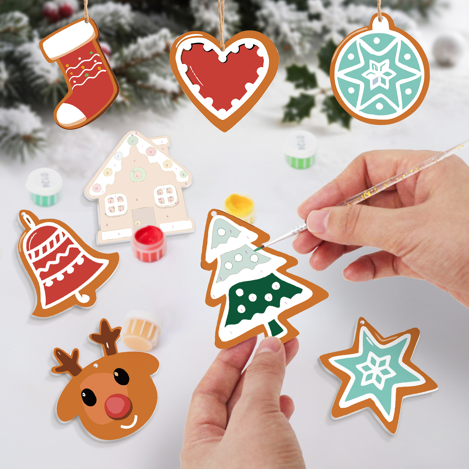 DIY Christmas Ornaments Set Perfect Gift for Family