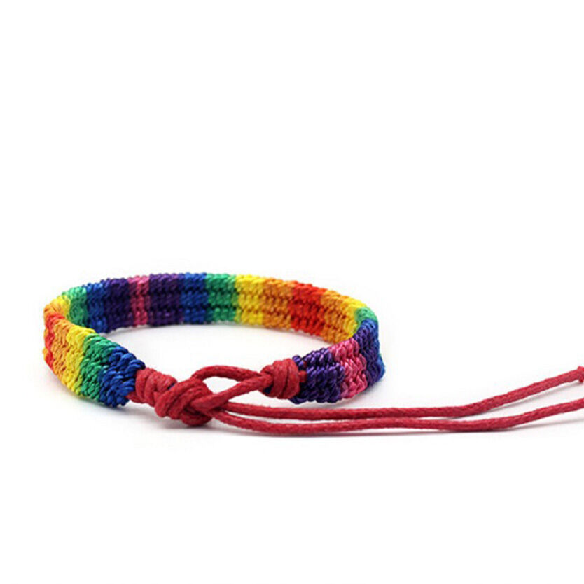 カラフル 編み込み ブレスレット - Aomoi.jp