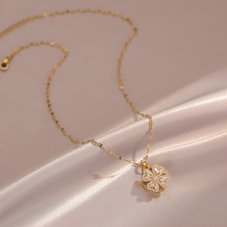 ネックレス レディース 四つ葉 四葉 クローバー