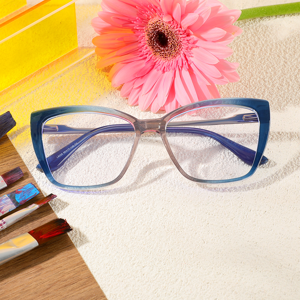 Occhiali da Vista Elizabeth Cat Eye Blu 