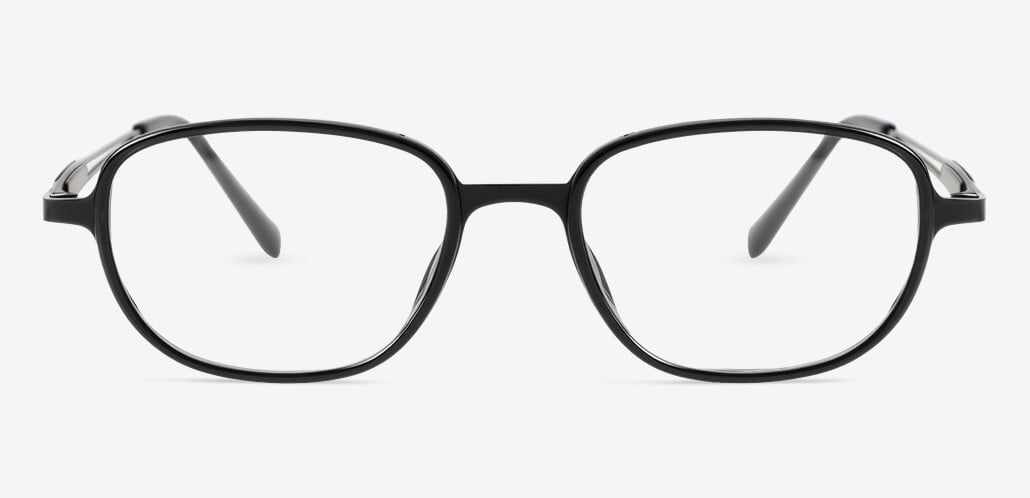 Marjorie Black Rectangle Glasses