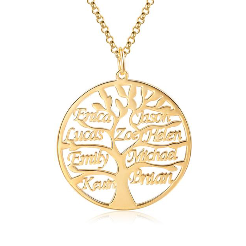"Family Tree" Personalized Family Tree Necklace
