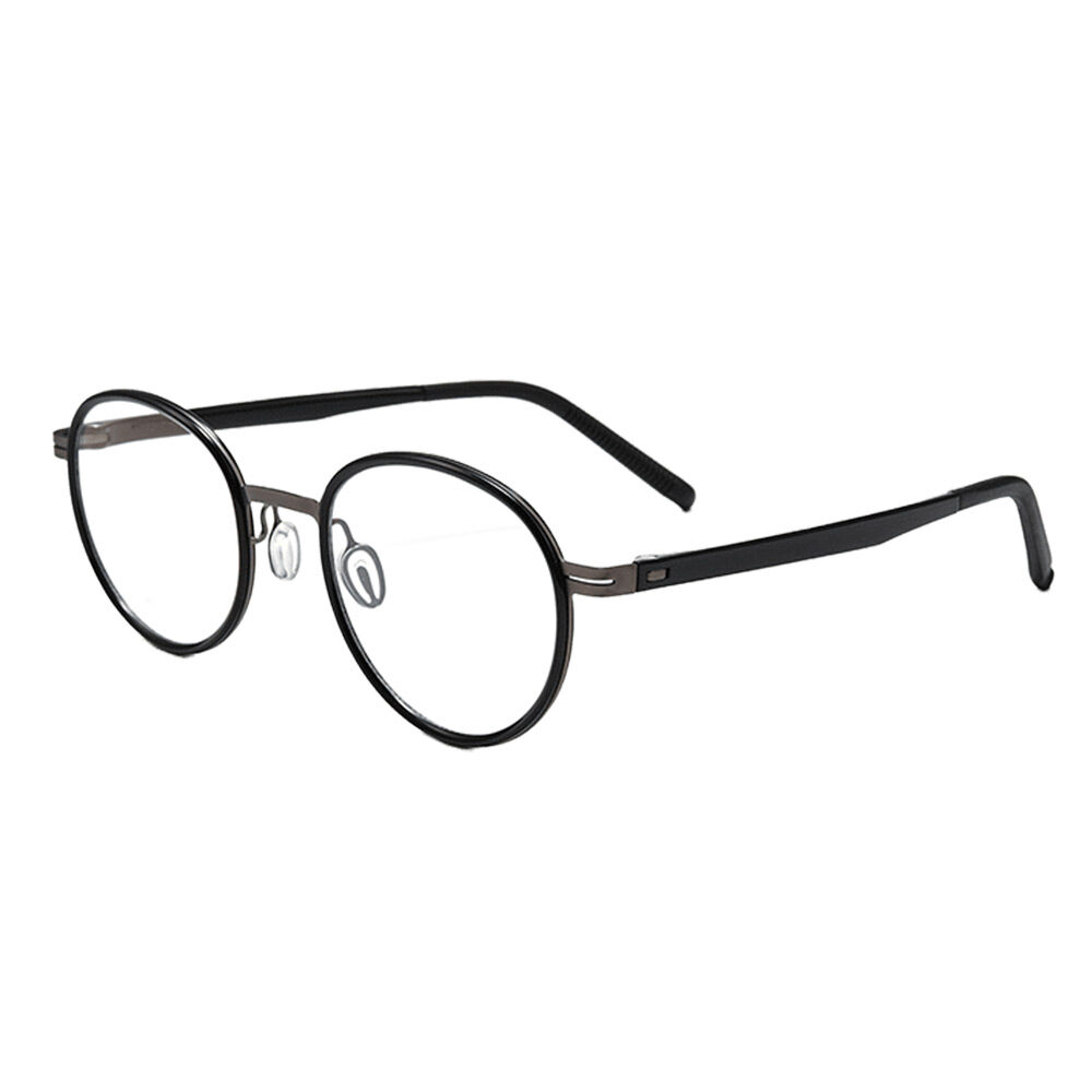 Emmie Rund Schwarz Brille