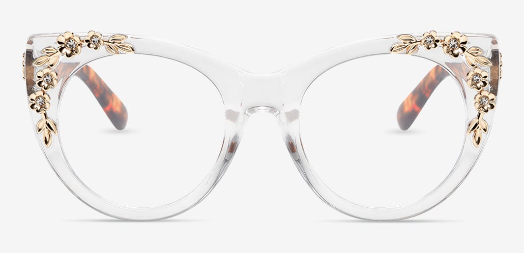 Earu Clear Cat Eye Glasses