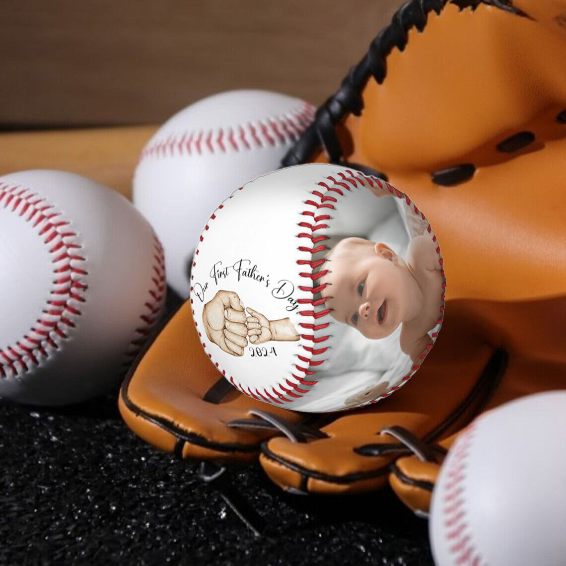 Custom Baseball as a First Father’s Day Gift for New Dads
