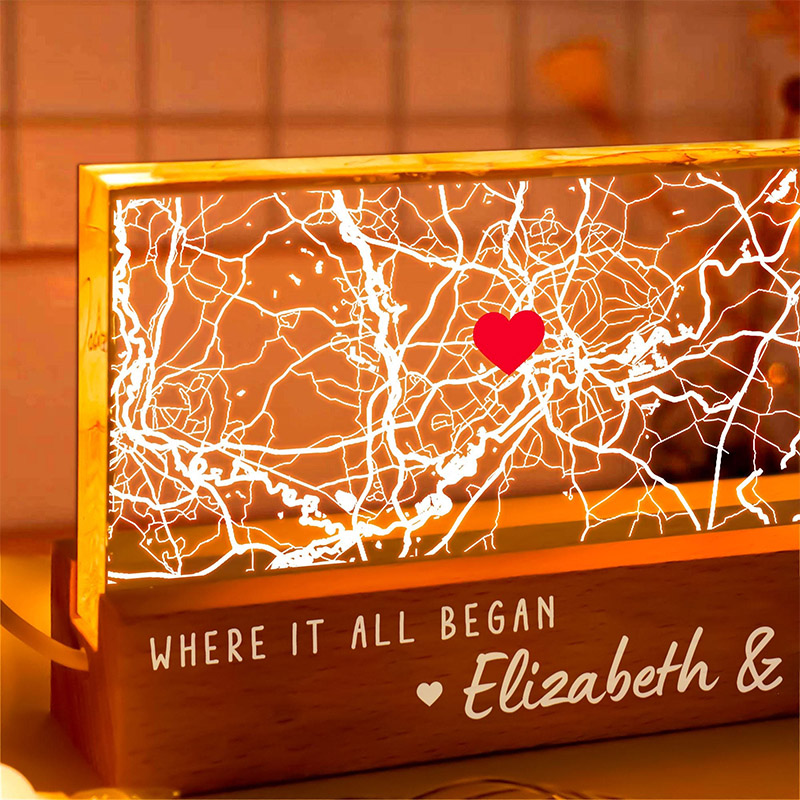 Personalized Led Lights Custom Photo And Text Gifts For The Best Dad