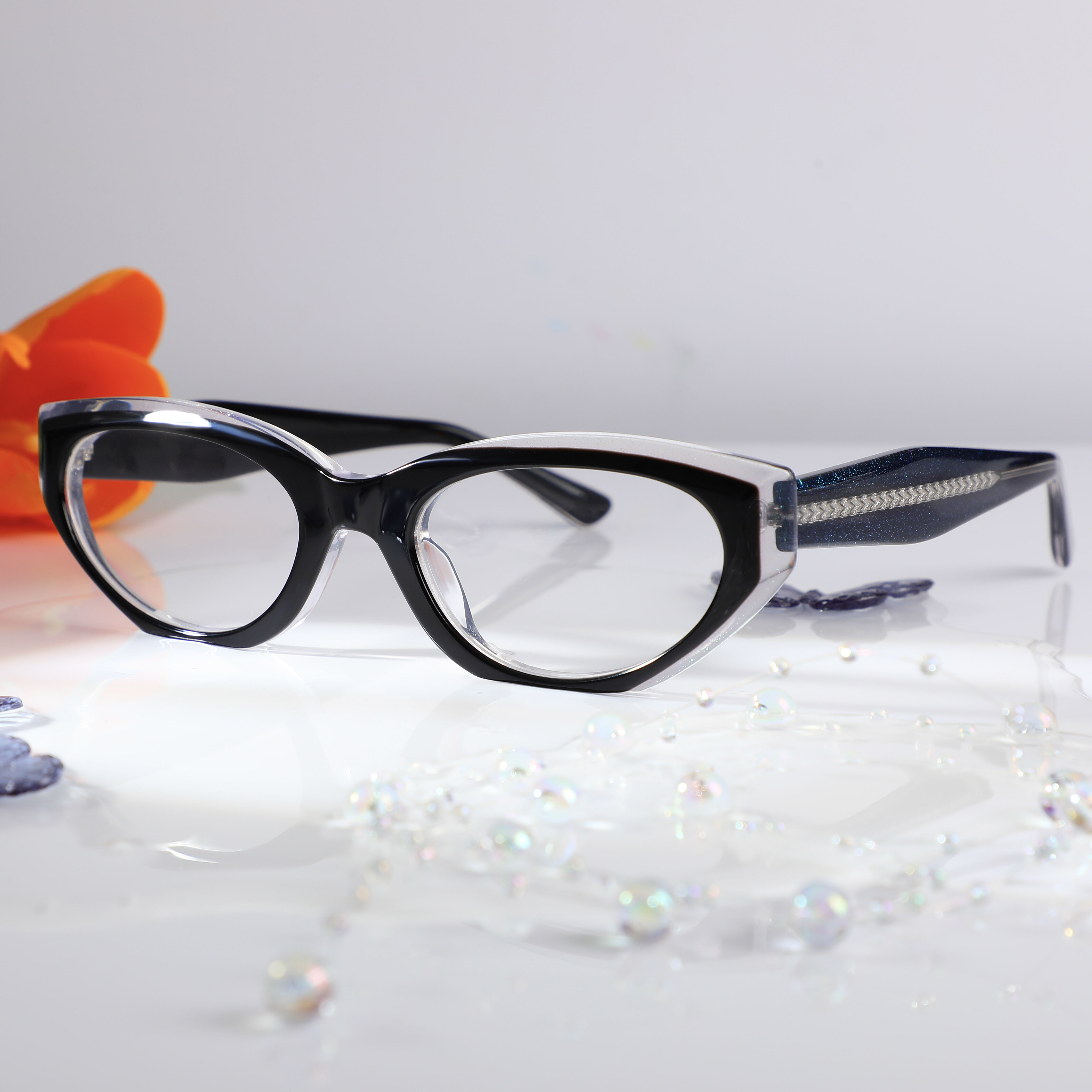 Occhiali da Vista Agatha Cat Eye Nero