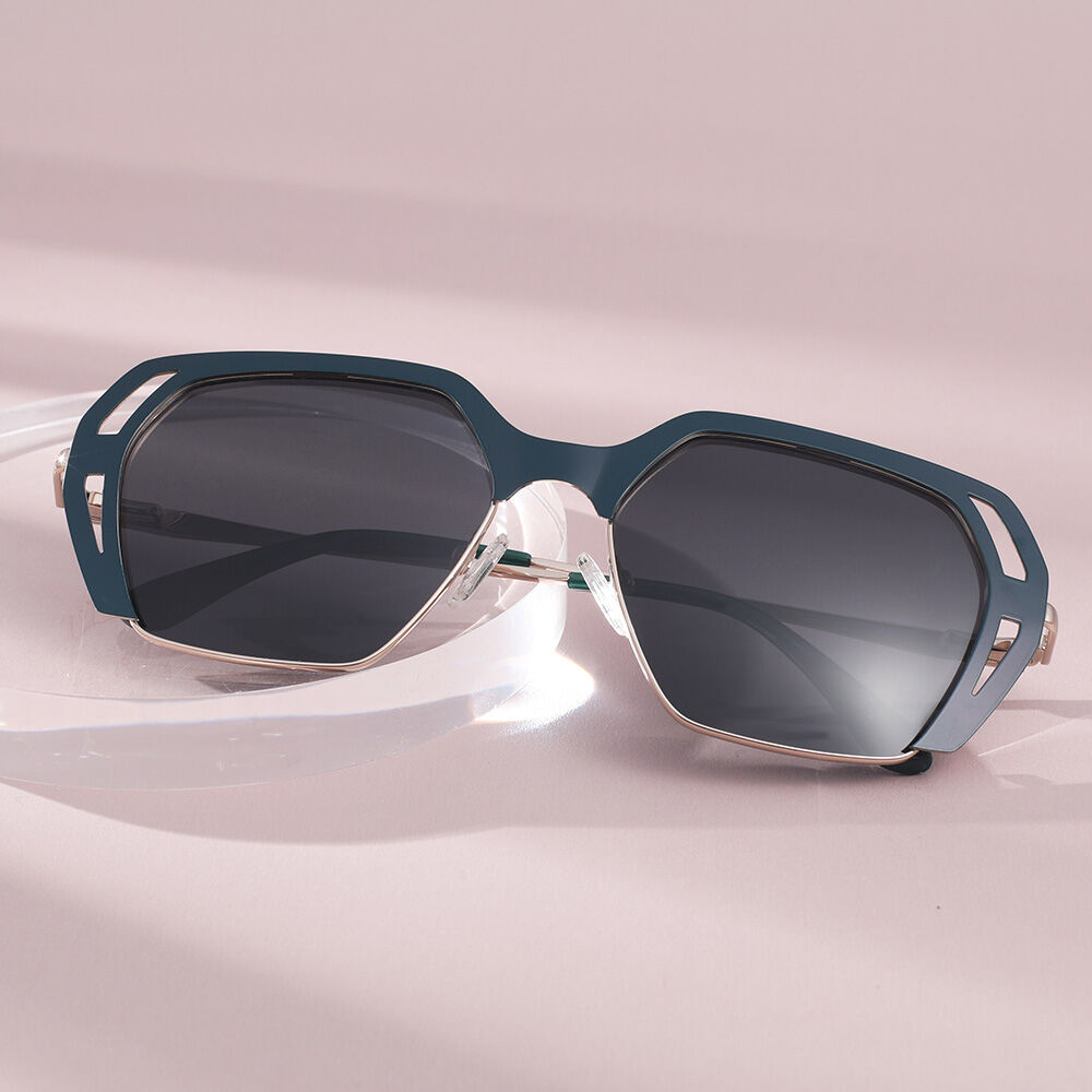 Lunettes de Soleil Transform Géométrie Vert