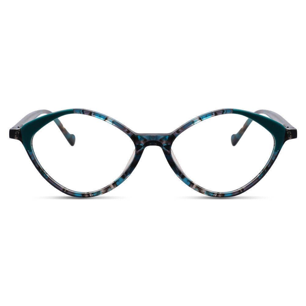 Sutherlin Oval Green Glasses