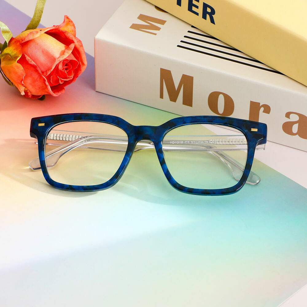 Lunettes de Vue Berton Carré Bleu