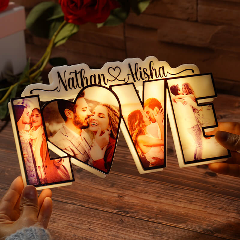Personalized Picture Night Light Exquisite Valetine's Day Gift