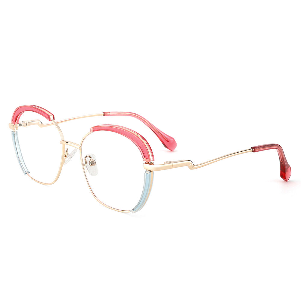 Occhiali da Vista Alyssa Poligono Rosa 