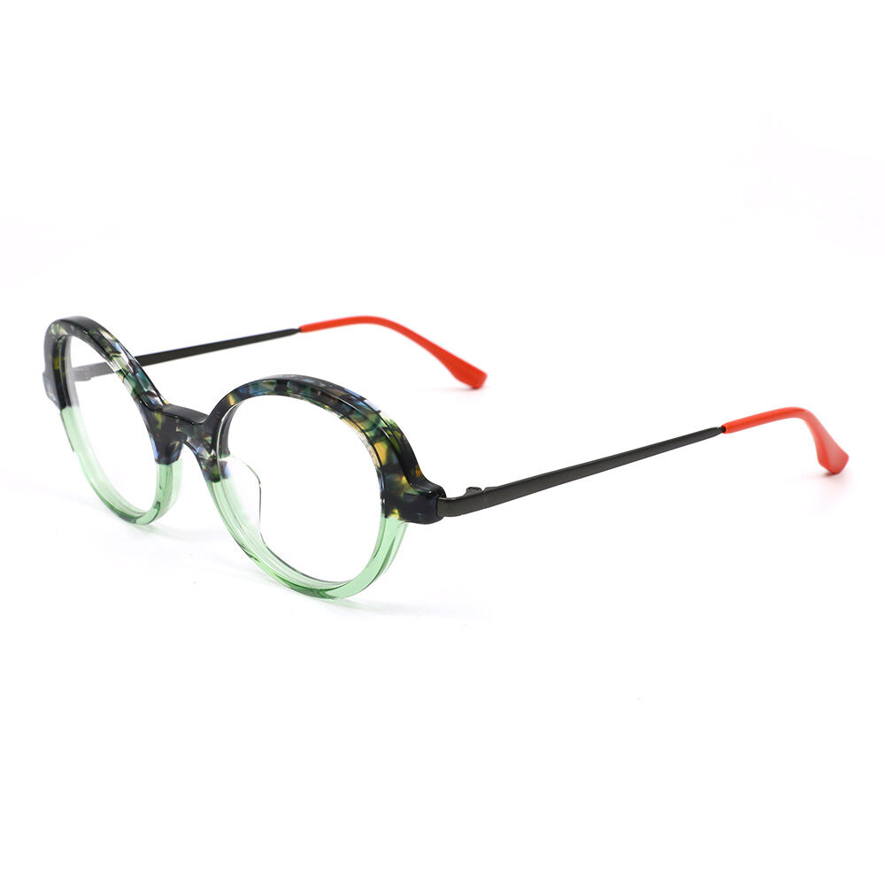 Bevia Cat Eye Green Glasses