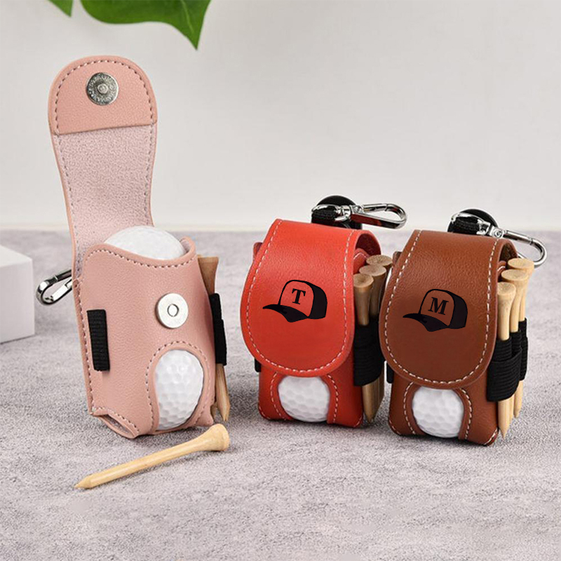 Personalized Golf Bag with Hat Pattern Golf Accessory Gifts for Birthday