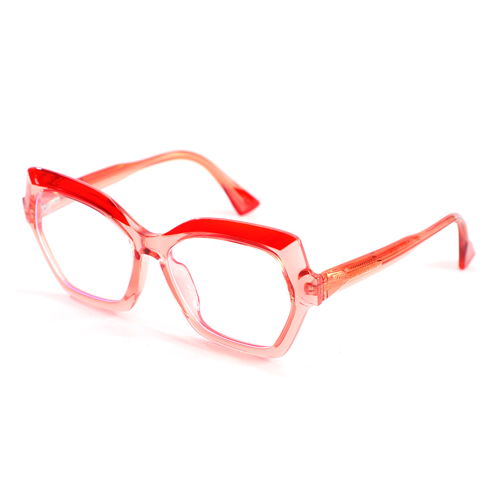 Lunettes de Vue Quentin Géométrique Rouge 