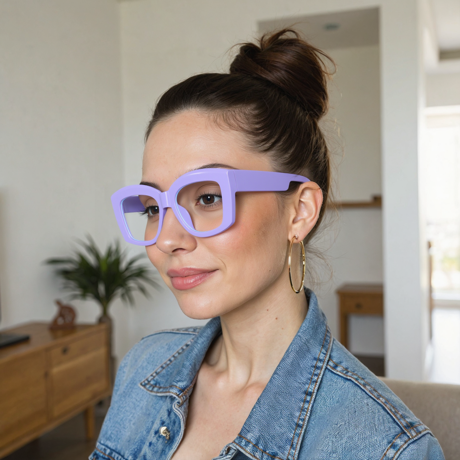 Lunettes de Vue Baro Ovale Violet