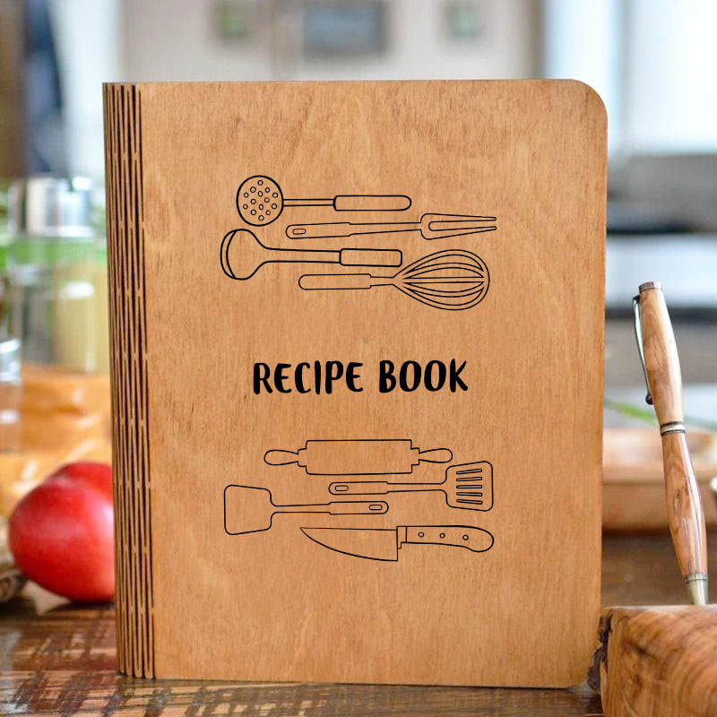 名前 文字入れ 料理 レシピ ノート レシピ帳 カスタマイズ