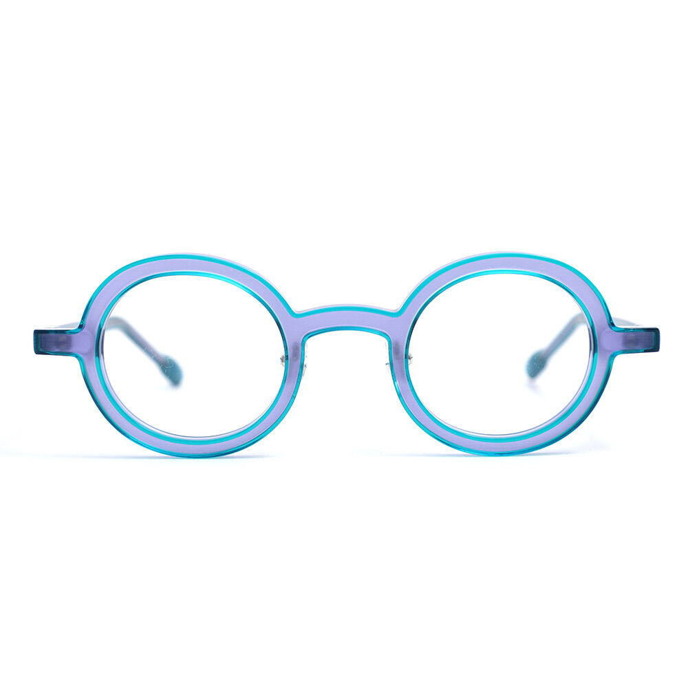 Cheryoa Runde Blaue Brille