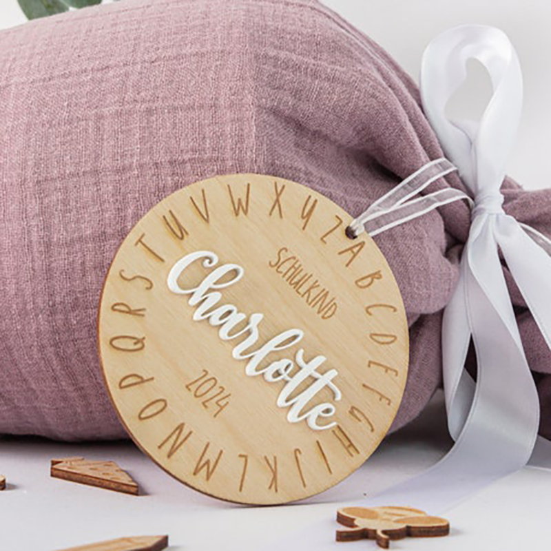 Panneau de rentrée scolaire personnalisé Nom personnalisé Cadeau mignon pour les enfants