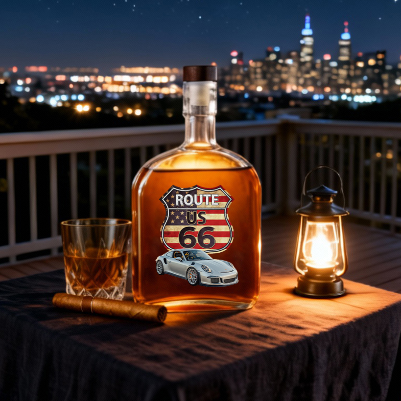 Personalized Picture Whiskey Bottle Best Gift for Dad