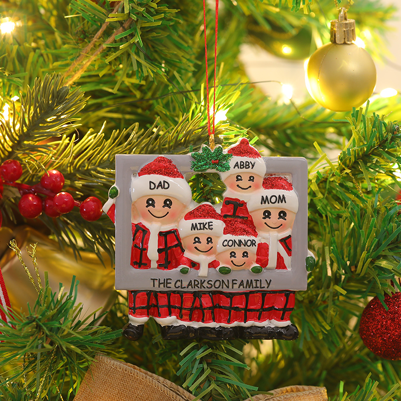 Personalized Pendant with Family Name Christmas Gift for Family