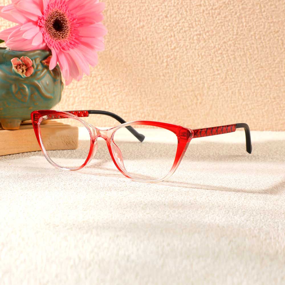 Occhiali da Vista Minnie Cat Eye Rosso 