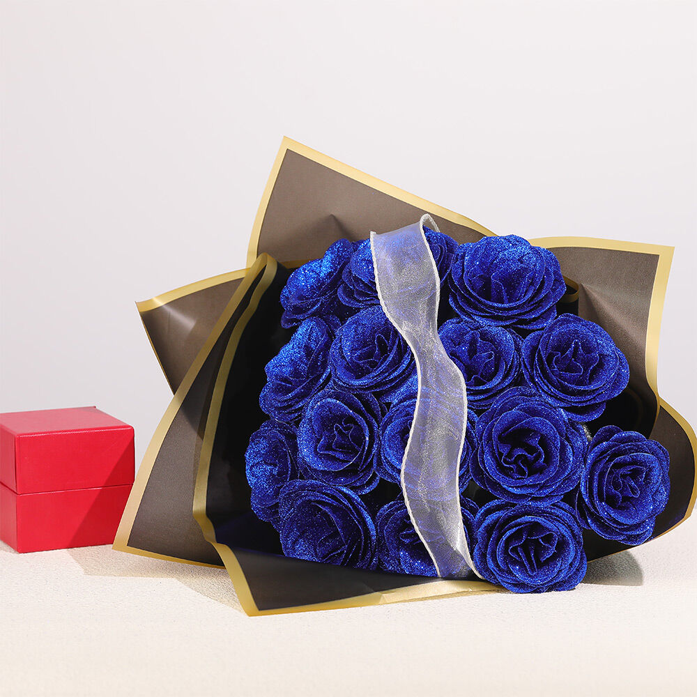 Immerwährender Rosenstrauß in mehreren Farben Warmes Muttertagsgeschenk