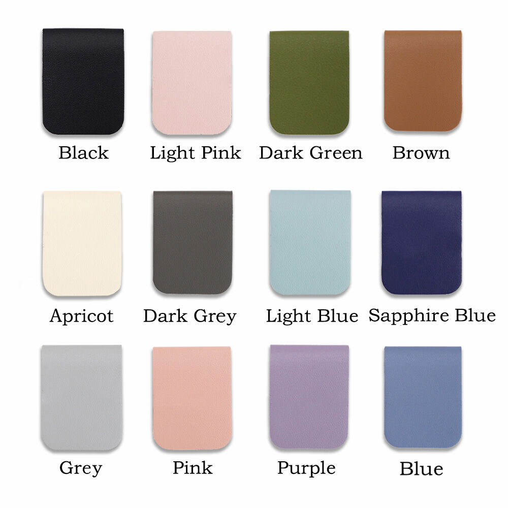 Custom Leather Magnetic Bookmark Add Name Accessories Gifts for Reader