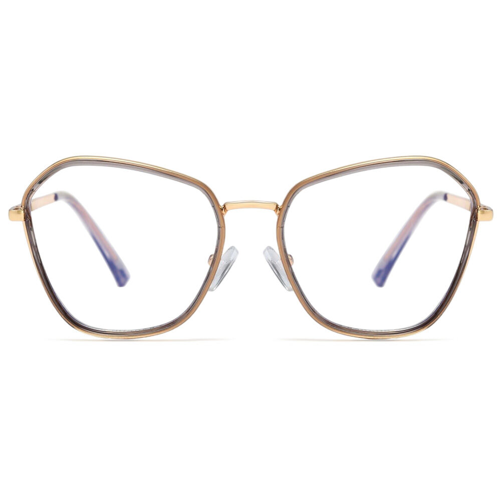 Occhiali da Vista Dayna Cat Eye Grigio 