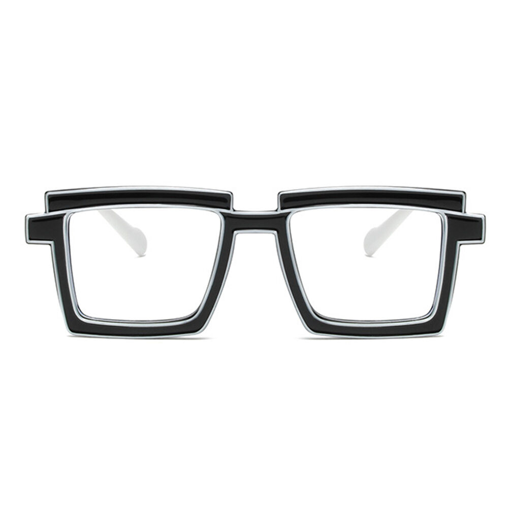 lossie Square Black Glasses