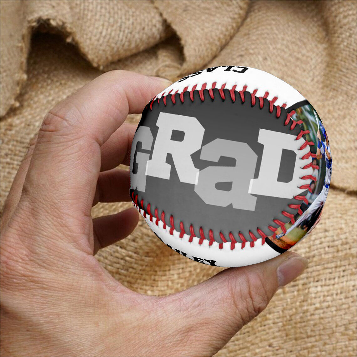 Customized Baseballs with Names Added as Graduation Gifts for Friends