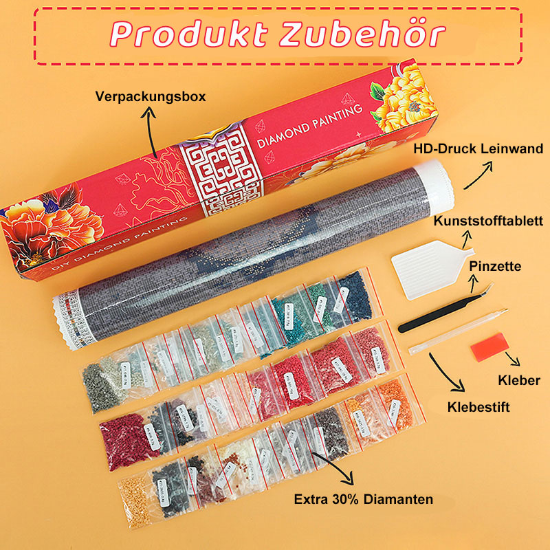 Personalisierte Bild Diamant Malerei Niedliches Geschenk für Tierliebhaber