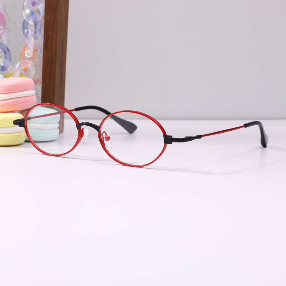 Lunettes de Vue Clife Ovale Rouge