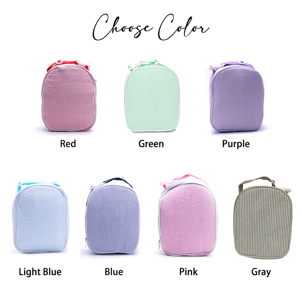 Personalized Lunch Bags with Embroidered Name Insulated Lunch Bag Kid Tote Bag for Kids