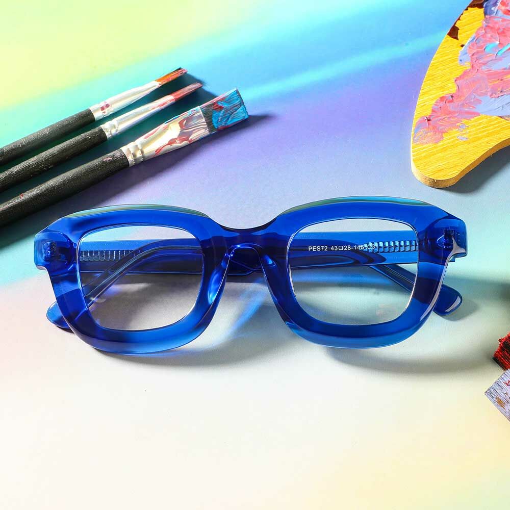 Occhiali da Vista Lorraine Quadrato Blu