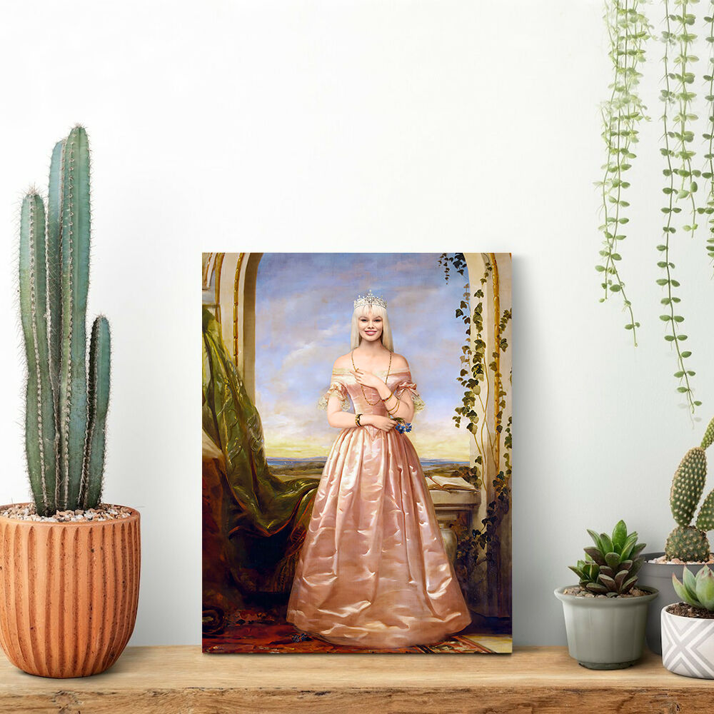 Custom Head Photo Personalized Historical Portrait Royalty Princess